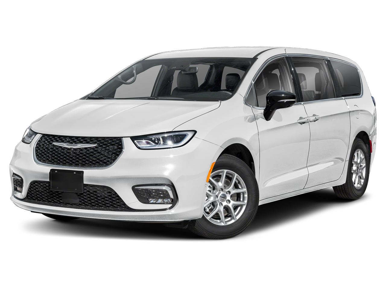 2026 Chrysler Pacifica Select in Bright White Clear-Coat Exterior Paint — front three-quarter view