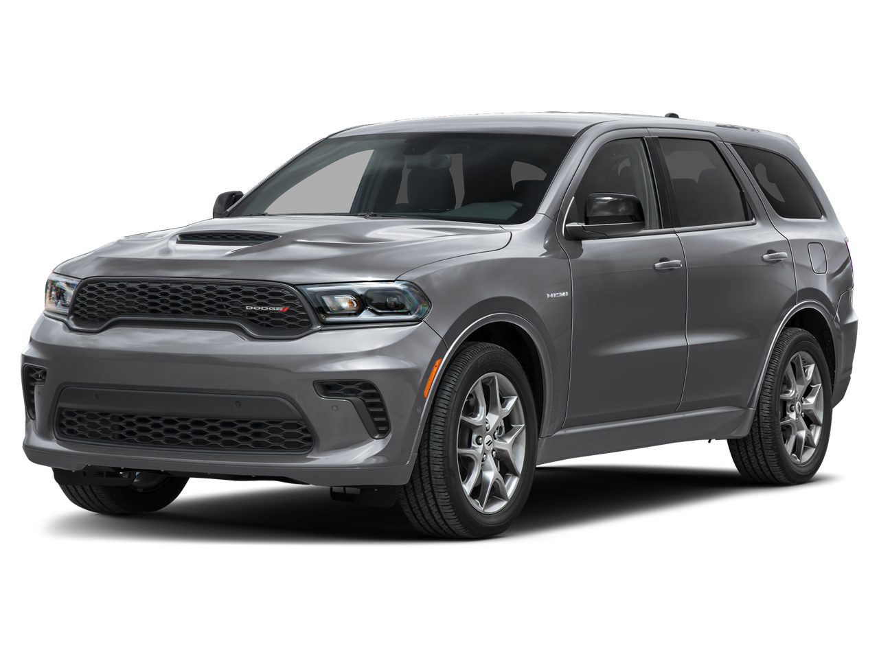 2026 Dodge Durango GT HEMI V8 in Vapor Gray Exterior Paint — front three-quarter view